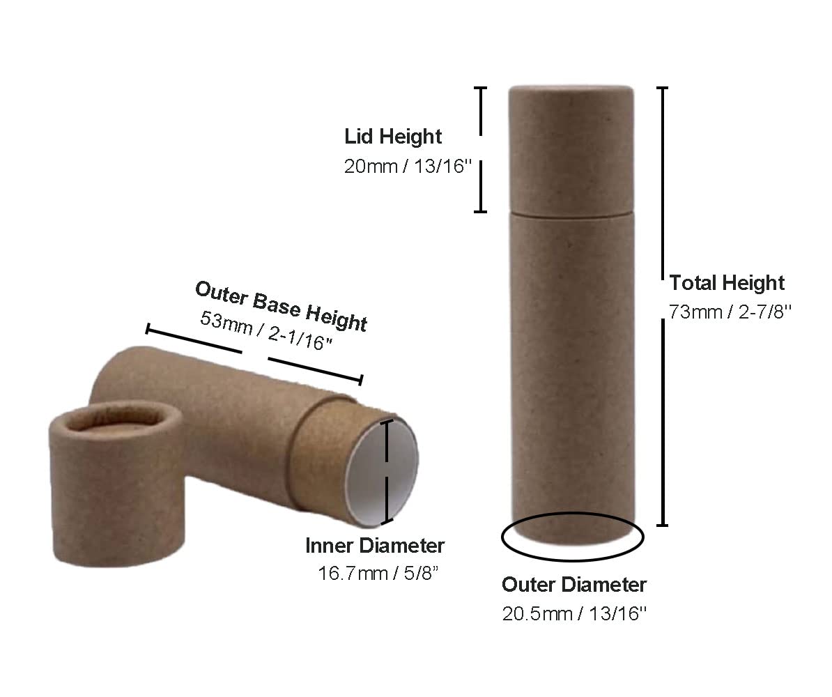 Sample 15 ML (1/2 OZ) Cardboard Lip Balm Tube – Esytube Tube Packaging