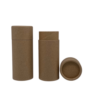 2.5 ounce / 70 g Natural Kraft Push-up Cosmetic Container