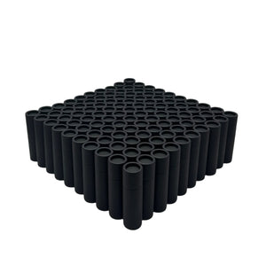 .3 ounce / 8.5 g Matte Black Lip Balm Tubes