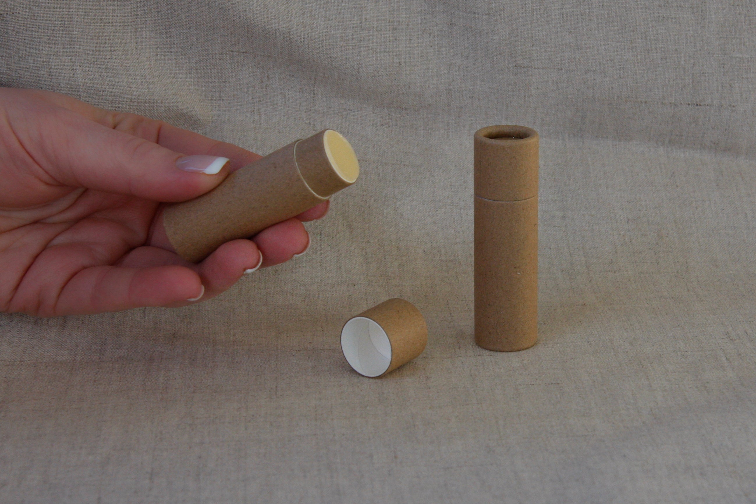 .3 ounce / 8.5 g Natural Kraft Lip Balm Tubes