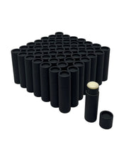 Load image into Gallery viewer, .3 ounce / 8.5 g Matte Black Lip Balm Tubes