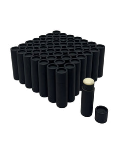 .3 ounce / 8.5 g Matte Black Lip Balm Tubes