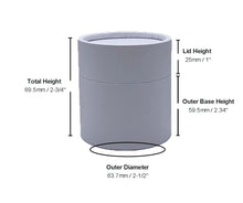 Load image into Gallery viewer, 5 ounce / 140 g Coated White Paper Jars