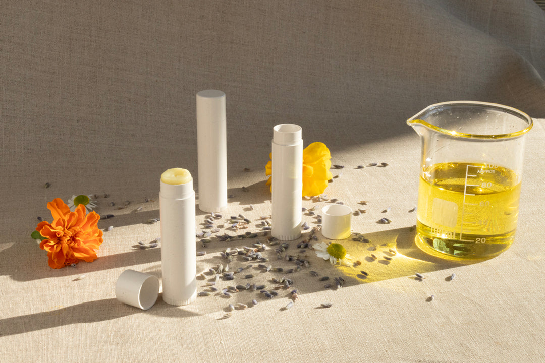 Twisting 0.15 oz Plastic-Free Lip Balm Tube