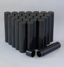 Load image into Gallery viewer, Black Twisting 0.15 oz Plastic-Free Lip Balm Tube