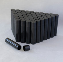 Load image into Gallery viewer, Black Twisting 0.15 oz Plastic-Free Lip Balm Tube