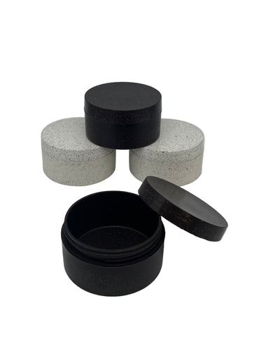 Eco-friendly hemp jar for balms and creams, biodegradable sustainable packaging