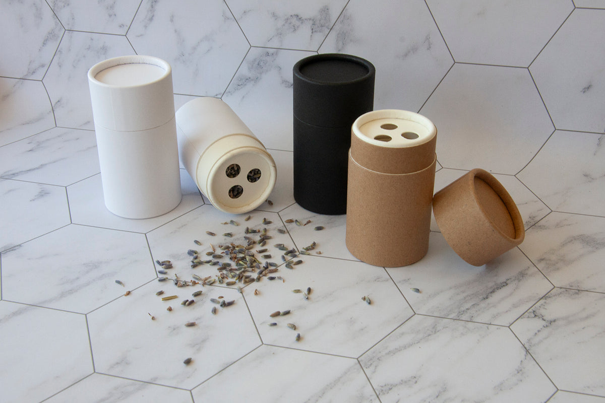 2 ounce / 60 g Paper Shaker Tube Large Holes – GreenWay Containers