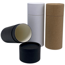 Load image into Gallery viewer, 2.5 ounce / 70 g Natural Kraft Push-up Cosmetic Container