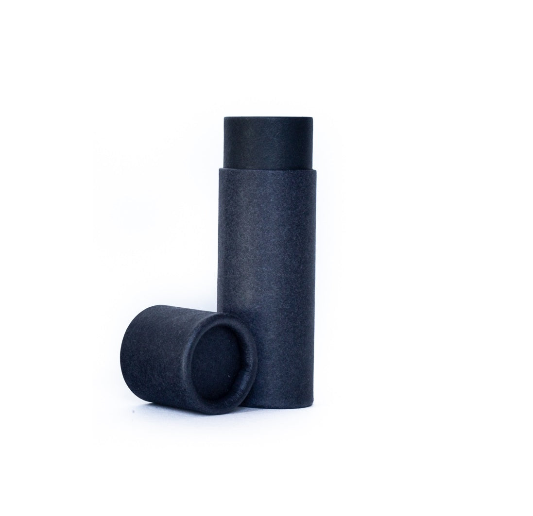 .3 ounce / 8.5 g Matte Black Lip Balm Tubes