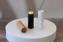 Load image into Gallery viewer, Group of three sustainable push-up paper lip balm tubes, plastic-free and biodegradable