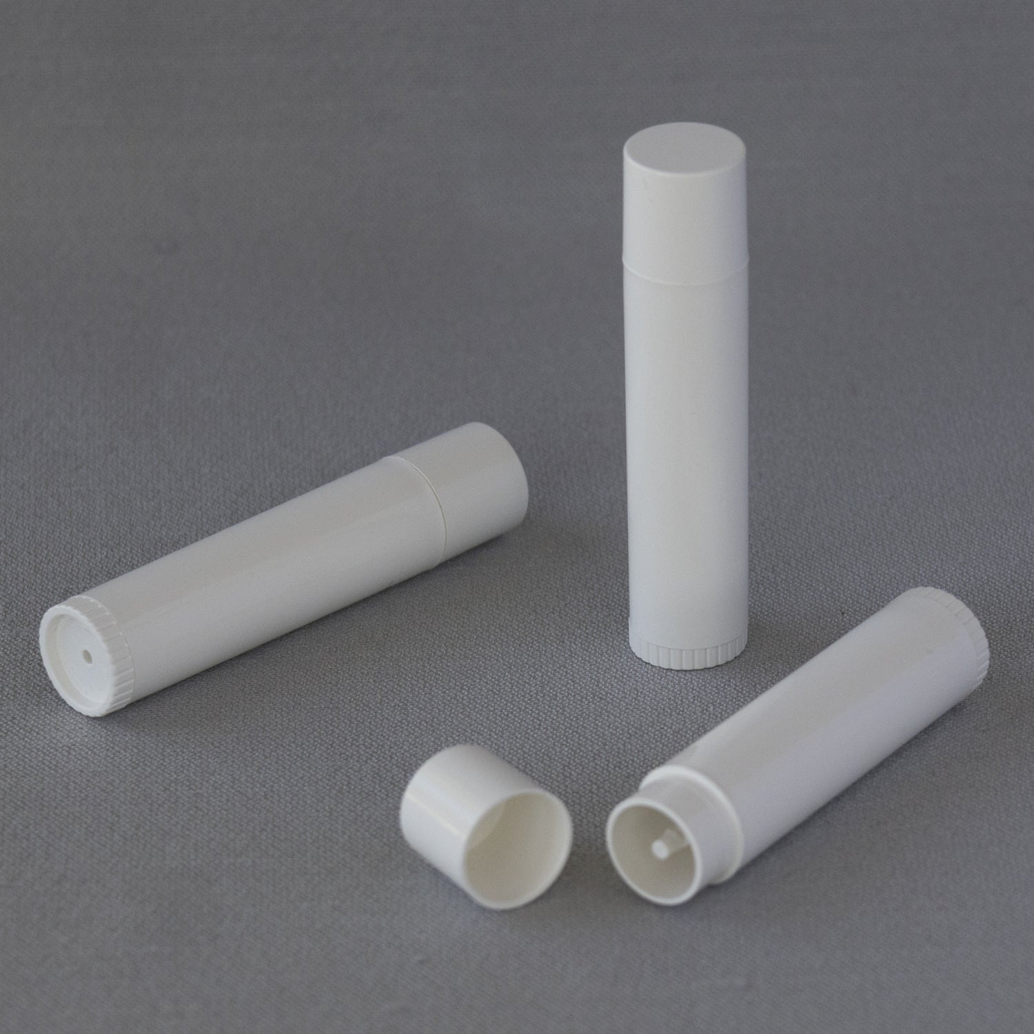 Pure White Twisting 0.15 oz Plastic-Free Lip Balm Tube