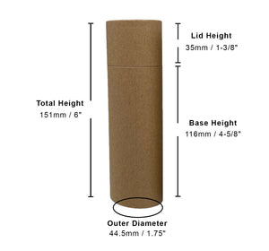 4 ounce / 115 g Paper Shaker Tube