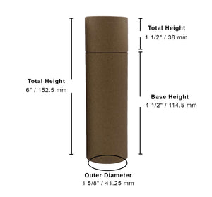 4 ounce / 115 g Paper Shaker Tube Large Holes