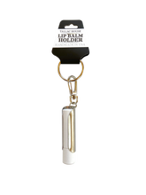 Load image into Gallery viewer, Stainless Steel Lip Balm Holder Keychains